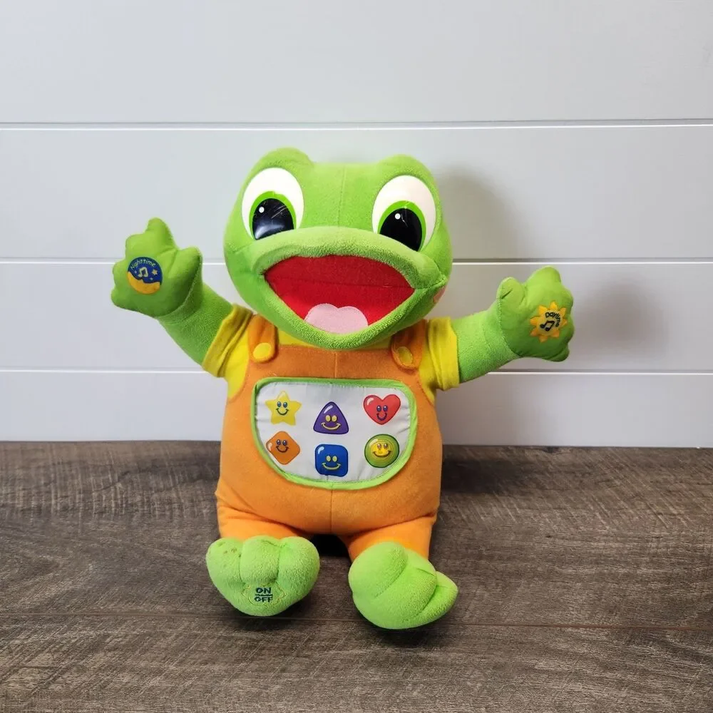 Baby Tad Leap Frog Hug & Learn Plush Talks And Sings Interactive WORKS